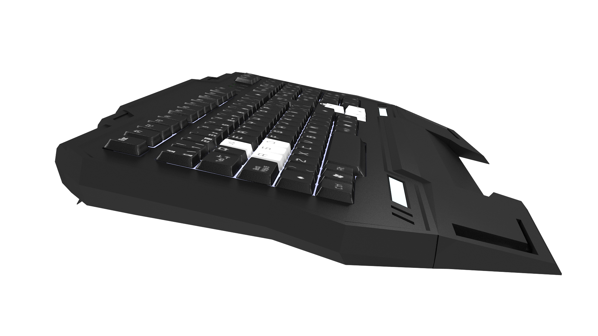 Mars Gaming MKHA1 keyboard USB Black, White – image 5