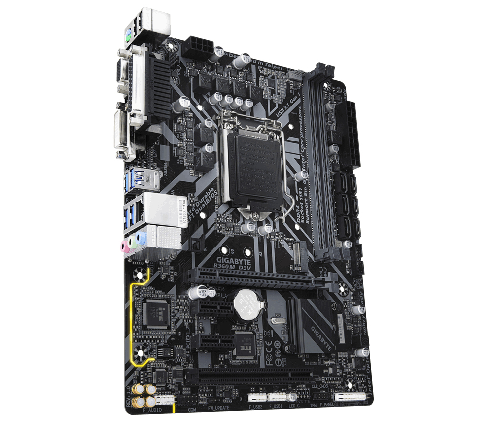 GIGABYTE B360M D3V – image 3