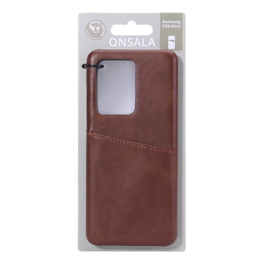 Onsala Mobilecover Brown Samsung S20 Ultra Creditcard Pocket – image 2