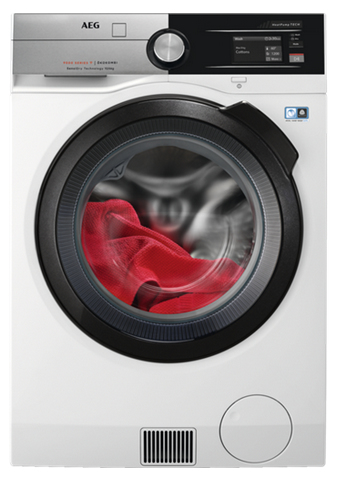 AEG L9WBAN61BC washer dryer Freestanding Front-load Black, White