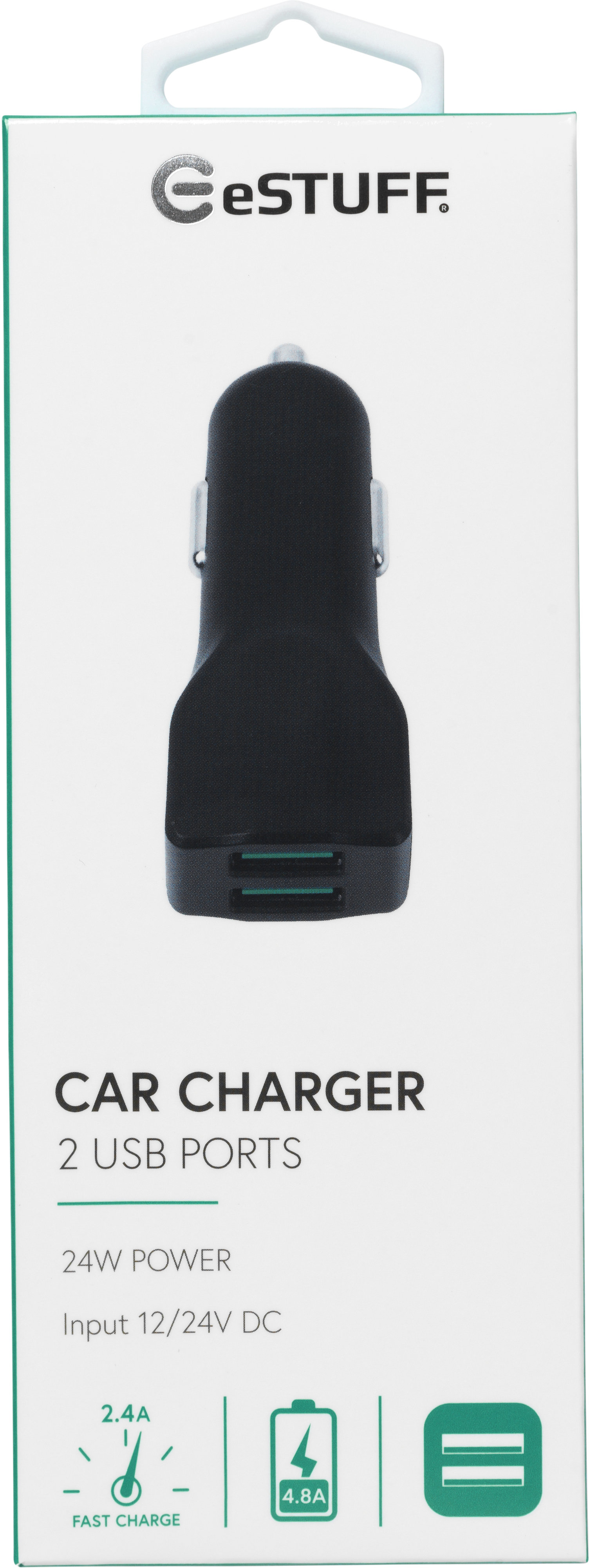 eSTUFF ES631005 mobile device charger Mobile phone Black Cigar lighter Indoor – image 4