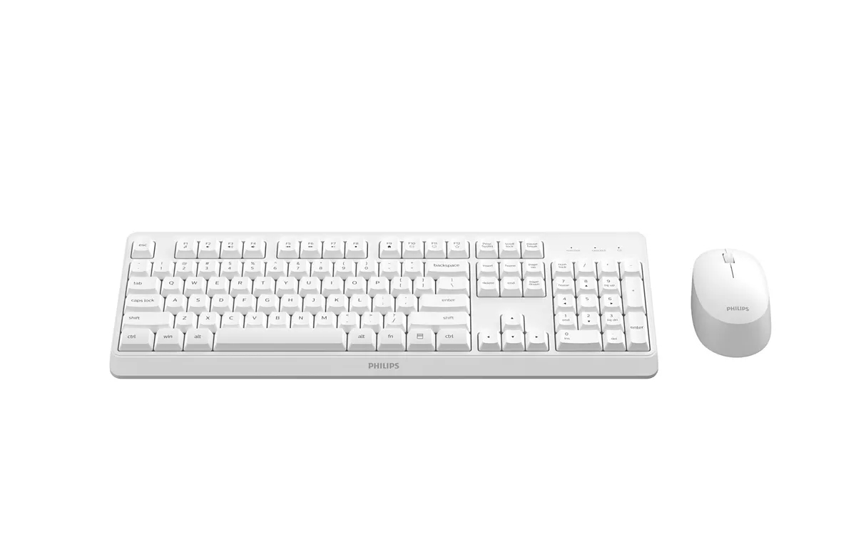 Philips 3000 series SPT6307WL/16 keyboard Mouse included Universal RF Wireless QWERTY English White – image 4