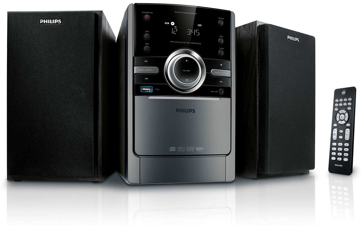 Philips MCM166 Home audio micro system – image 2