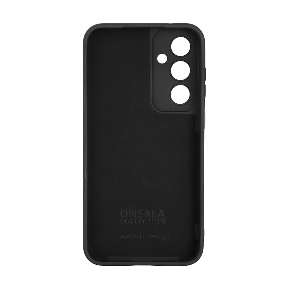 Onsala Phone Case with Silicone Feel Black - Samsung S23 FE – image 3