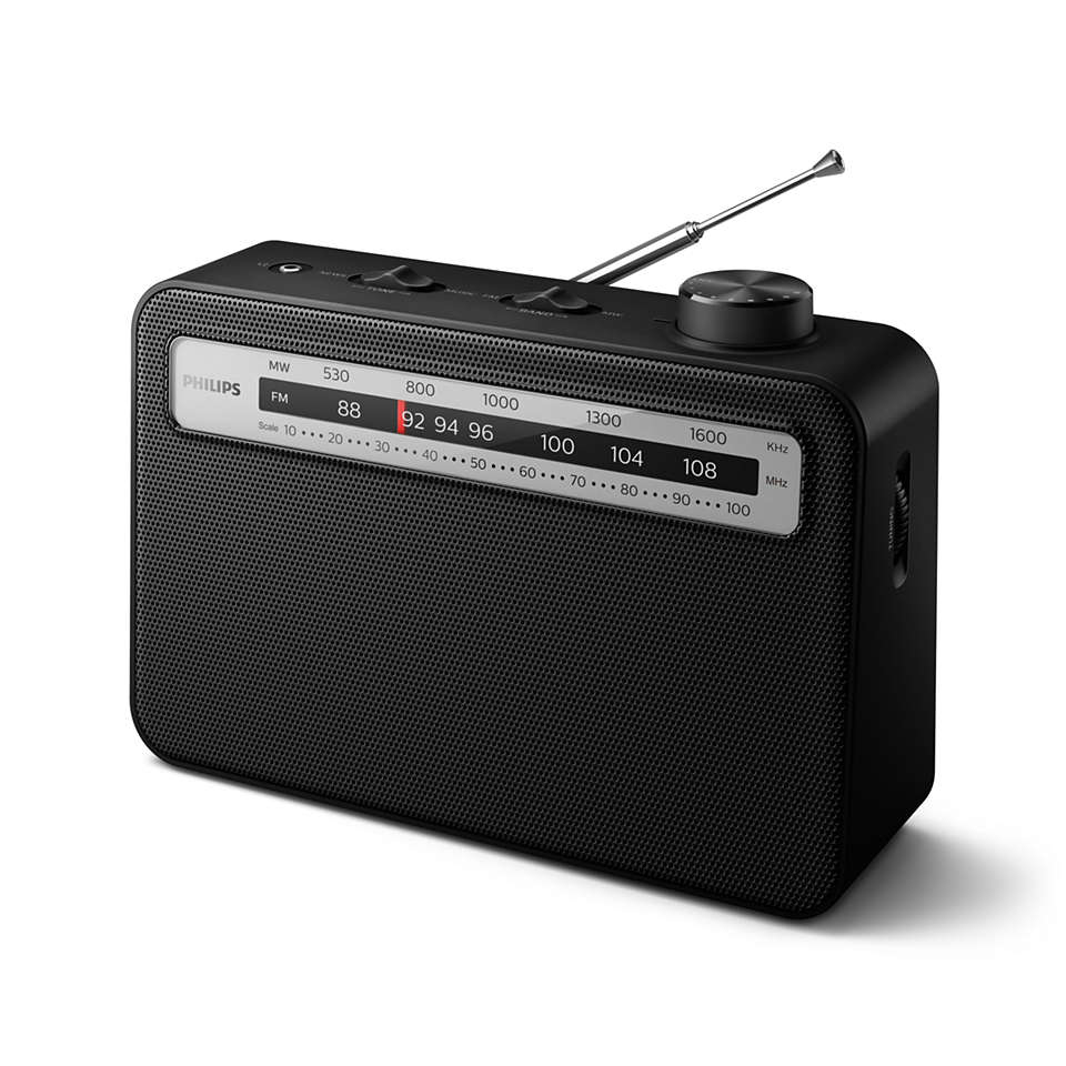 Philips 2000 series TAR2506/12 radio Portable Analog Black – image 2