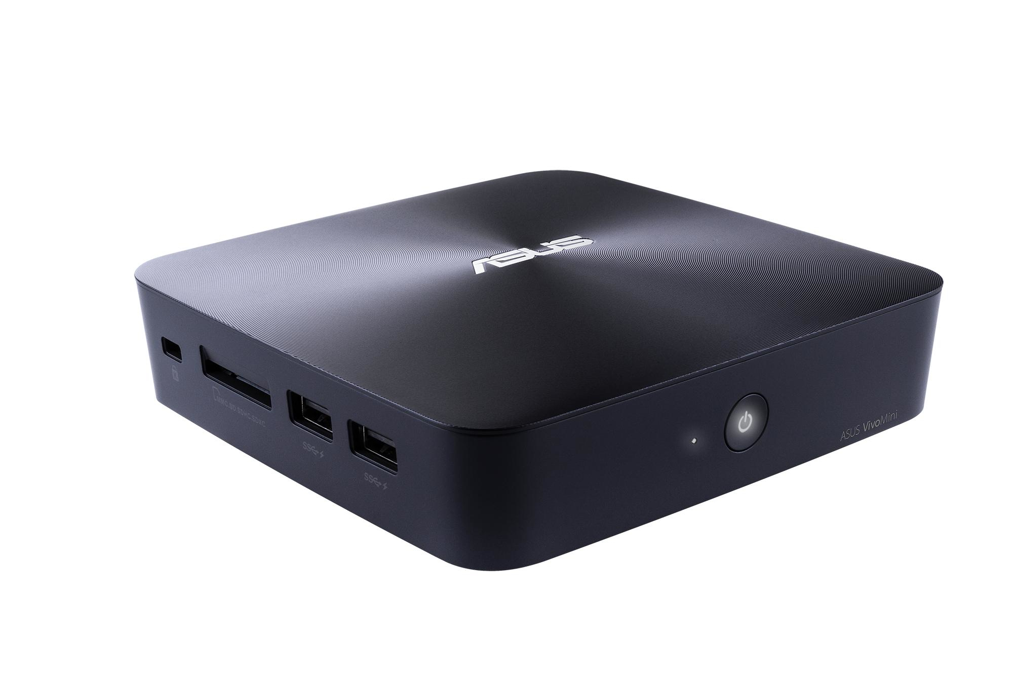 ASUS UN65-M024M 0.79L sized PC Black, Blue i5-6200U LGA 1356 (Socket B2) 2.3 GHz – image 1