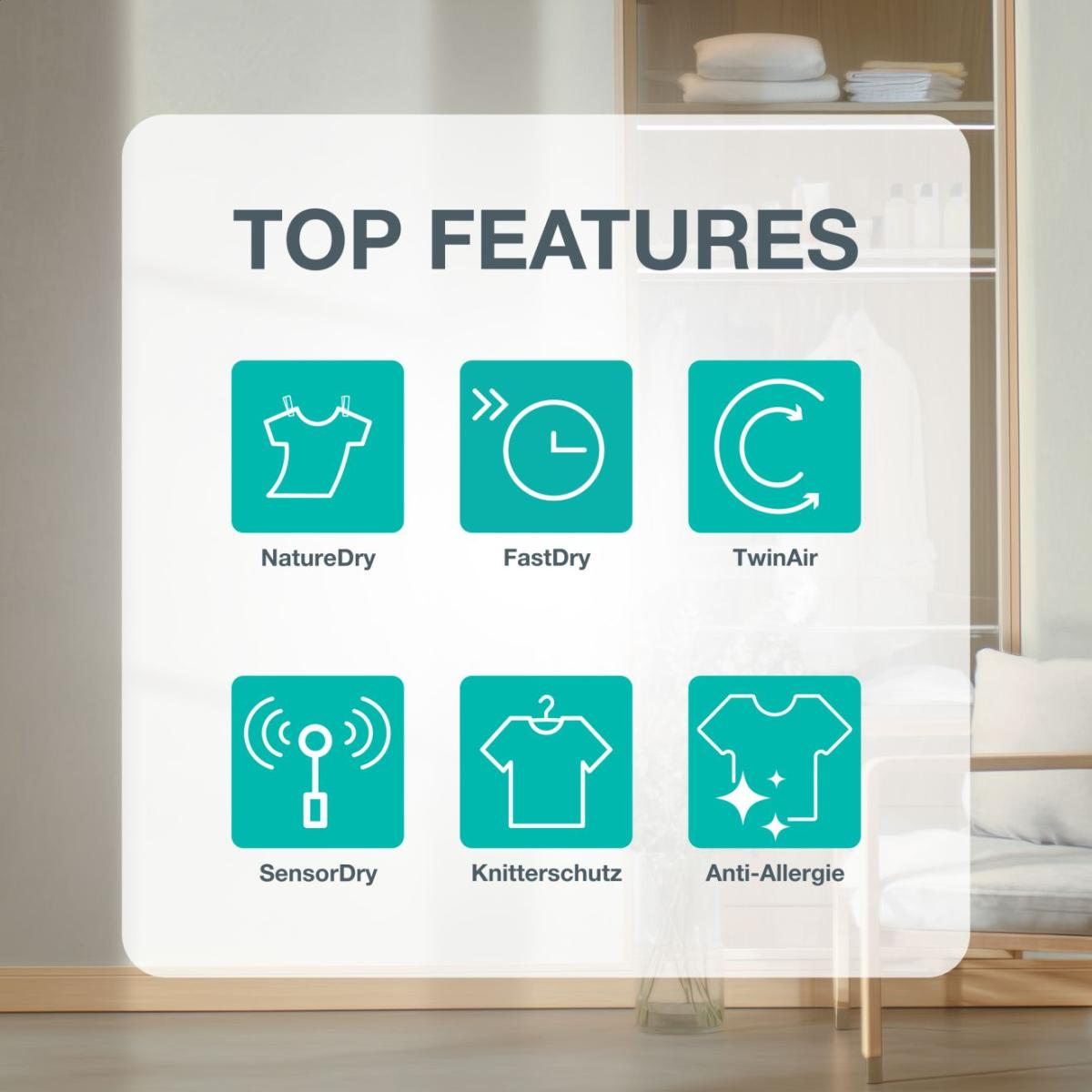 Gorenje D5G48D tumble dryer Freestanding Front-load – image 3