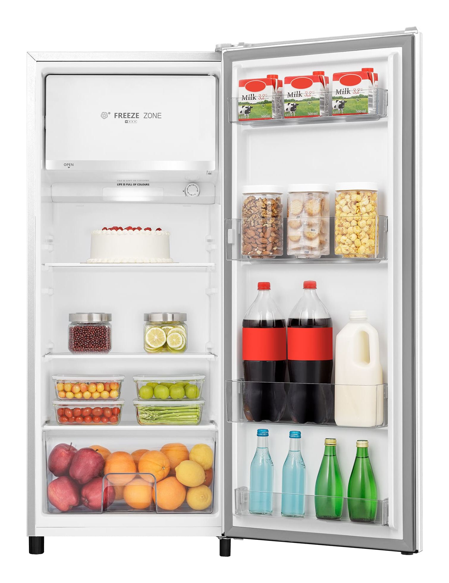Hisense RR220D4BWE combi-fridge Freestanding – image 3