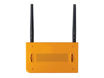 LevelOne WGR-6012 wireless router Gigabit Ethernet Black, Yellow – image 2