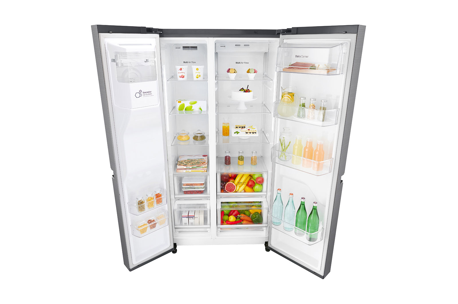 LG GSL960PZUZ side-by-side refrigerator Freestanding – image 9