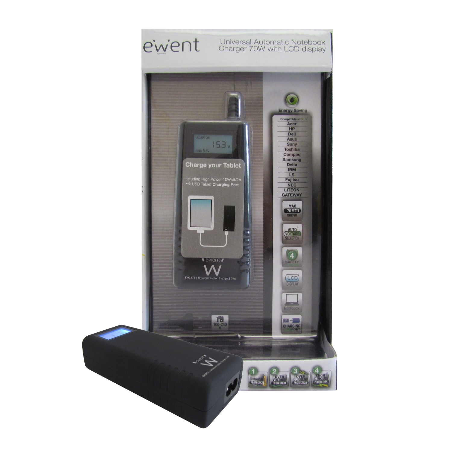 Ewent EW3973 power adapter/inverter Indoor – image 2