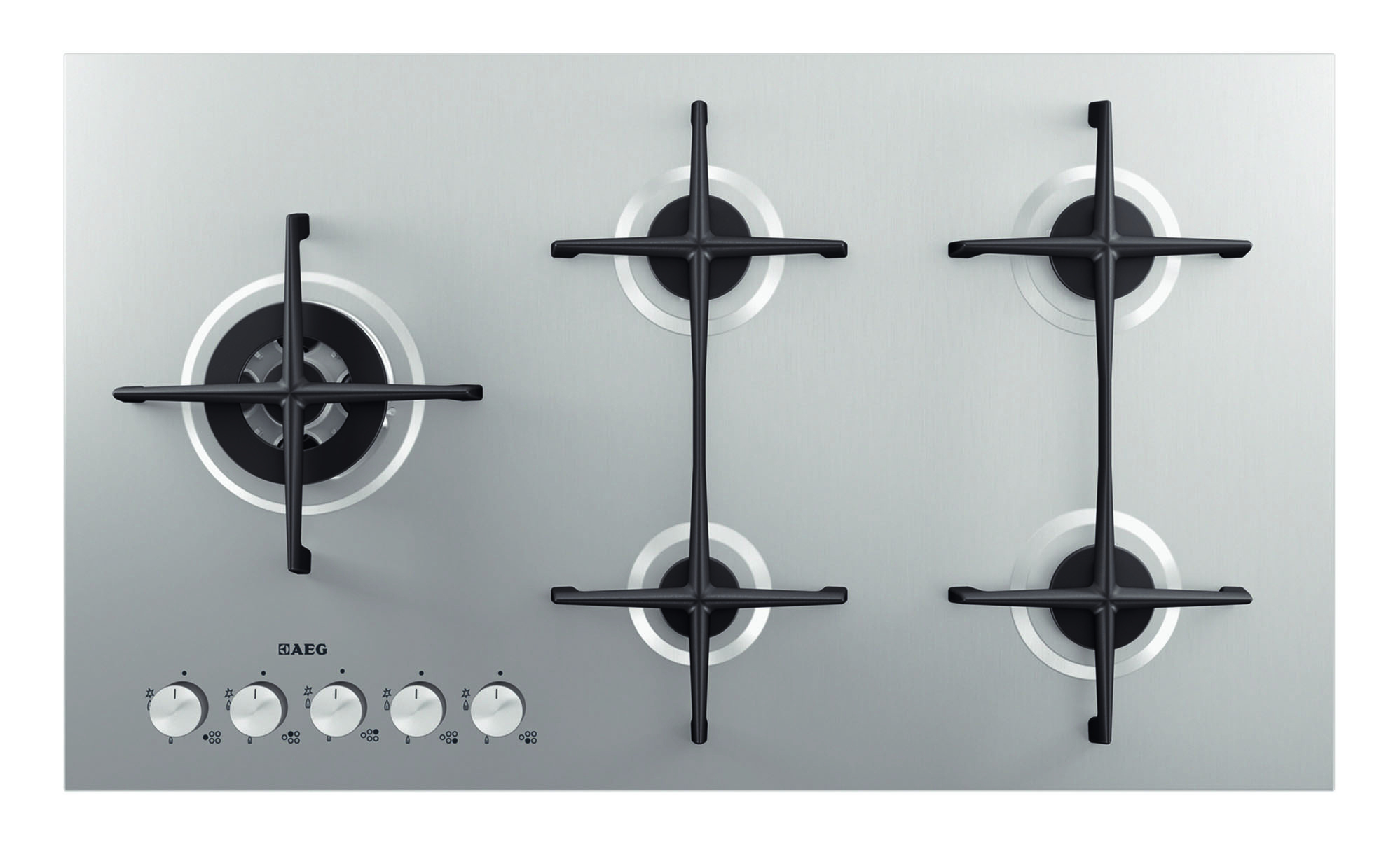 AEG HG955520UM hob Stainless steel Gas 5 zone(s)