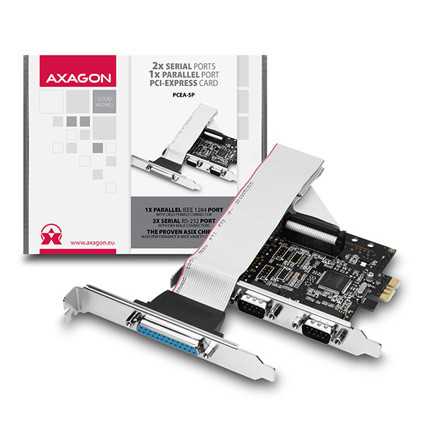 Axagon PCEA-SP interface cards/adapter Internal Parallel, Serial – image 5