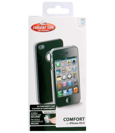 Cellularline Comfort mobile phone case Cover Black – image 2