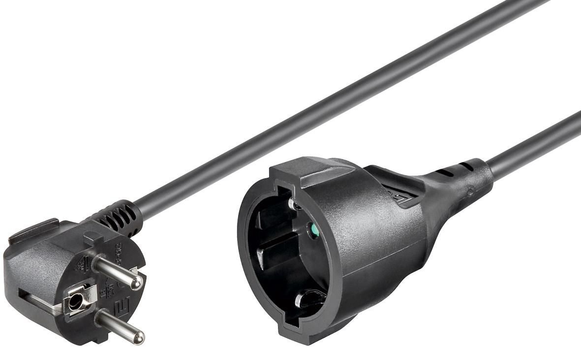 Microconnect PE140500 Güç Kablosu 5m Siyah 10A 250V