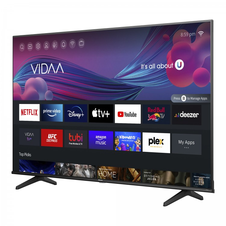 Hisense 43A6KV TV 109.2 cm (43") 4K Ultra HD Smart TV Wi-Fi Black 250 cd/m² – image 2