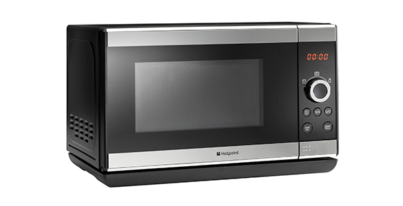 Hotpoint MWH2021X microwave Black, Stainless steel Countertop – image 4