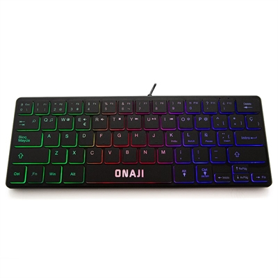 iggual IGG317570 keyboard Gaming USB QWERTY Spanish Black – image 1