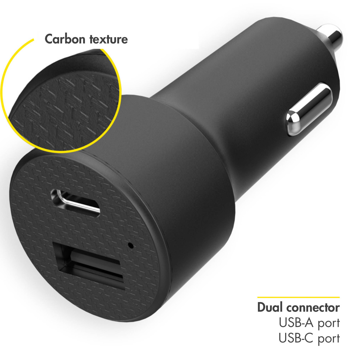 Accezz CARCHARGER50267101 mobile device charger Universal Black Cigar lighter Fast charging Auto – image 2