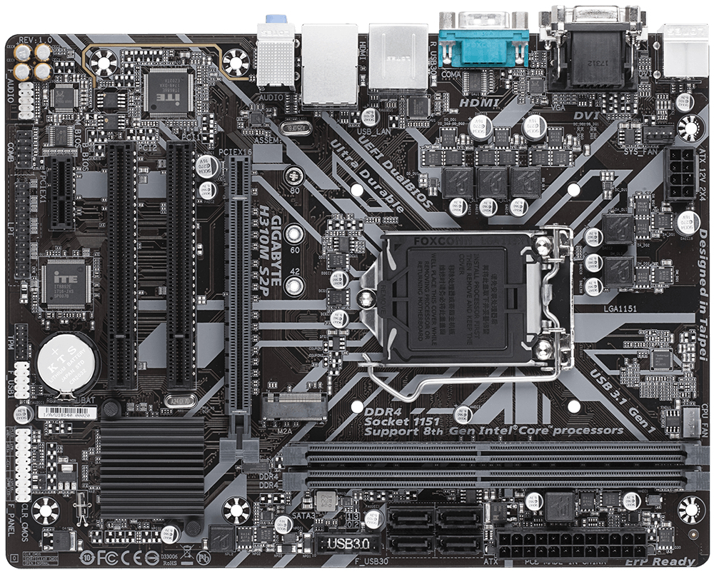 GIGABYTE H310M S2P (rev. 1.0) – image 2