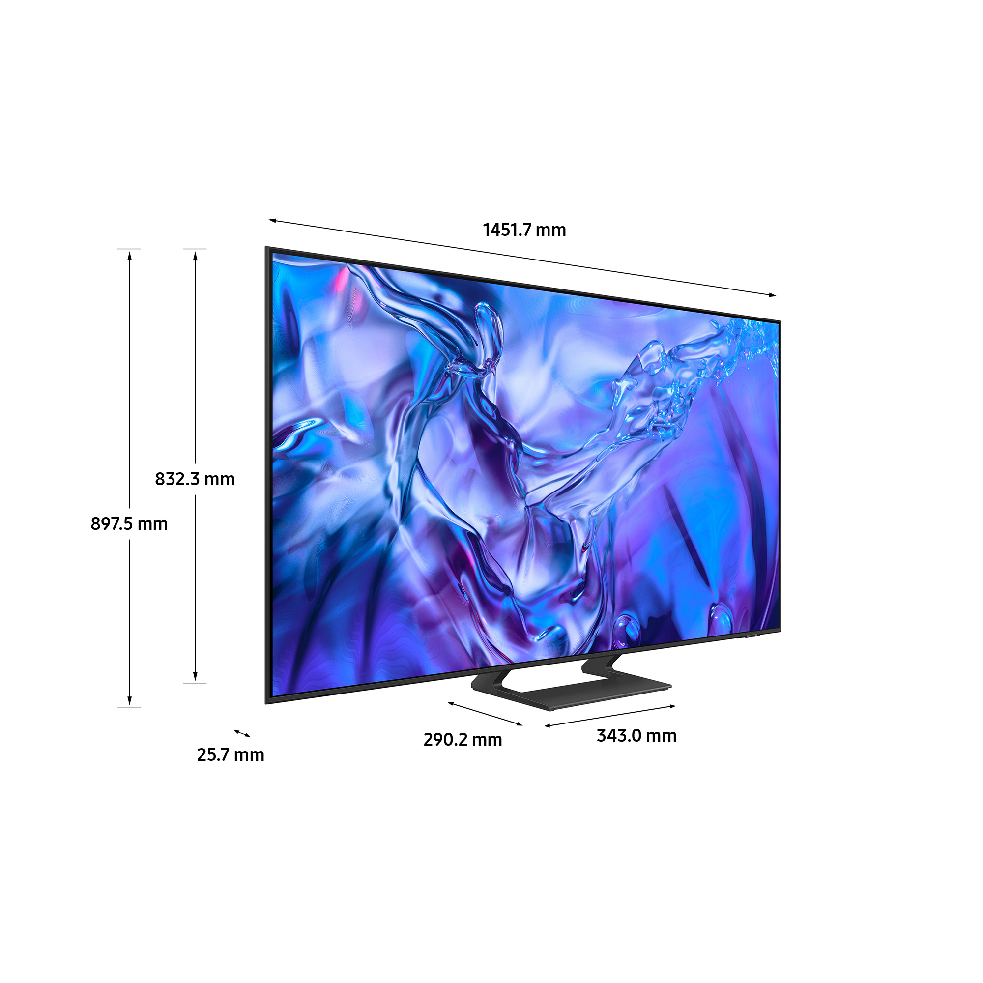 Samsung UE65DU8570U 165.1 cm (65") 4K Ultra HD Smart TV Wi-Fi Grey – image 2