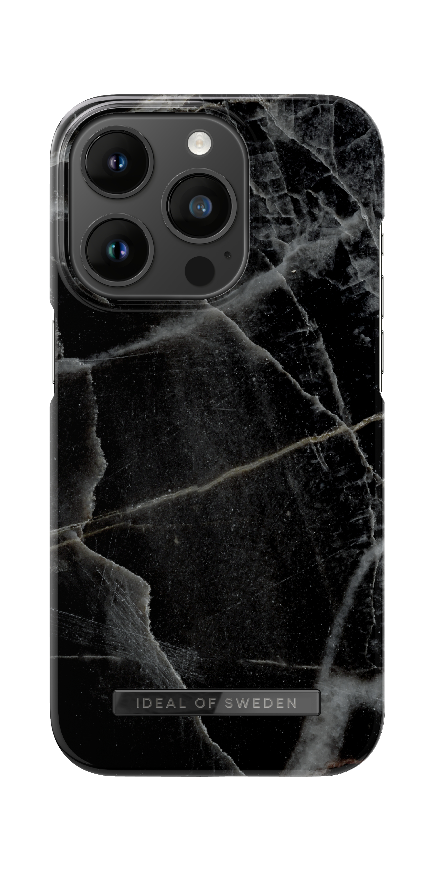 iDeal of Sweden Printed Case MagSafe iPhone 14 Pro Black Thunder Marble – image 1