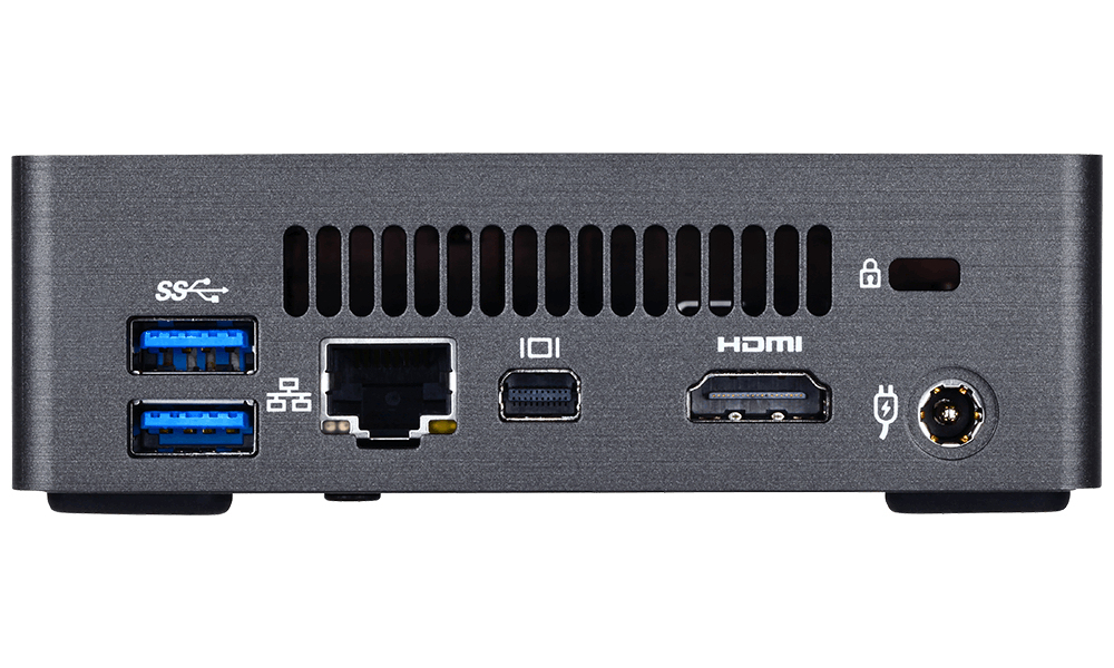 GIGABYTE GB-BKi3A-7100 (rev. 1.0) 0.46L sized PC Black i3-7100U BGA 1356 2.4 GHz image 4
