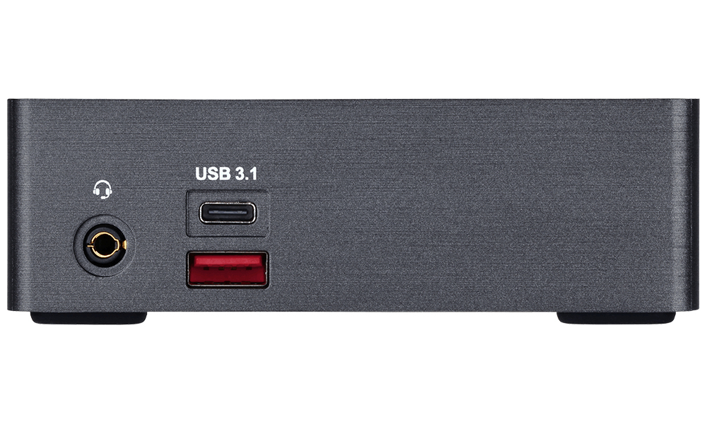 GIGABYTE GB-BKi3A-7100 (rev. 1.0) 0.46L sized PC Black i3-7100U BGA 1356 2.4 GHz image 3