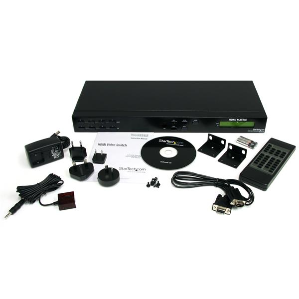 StarTech.com 4x4 HDMI Matrix Video Switch Splitter with Audio and RS232 – image 4