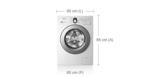 Samsung WF1702WSV washing machine Front-load – image 3