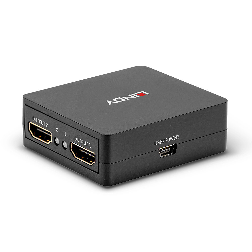 Lindy 2 Port HDMI 18G Splitter, Compact – image 5