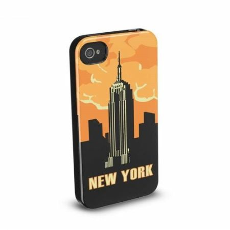 Cellularline Vintage mobile phone case Cover Black, Orange, Yellow