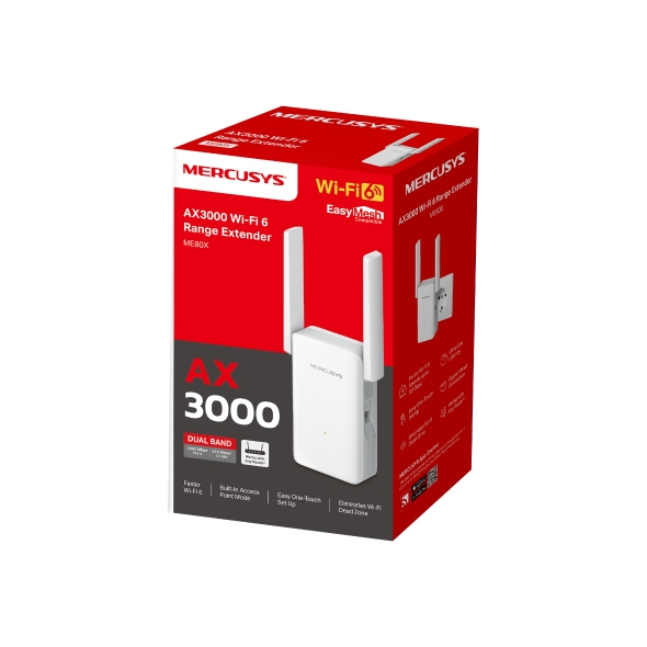 TP-Link ME80X(EU) network extender White 100, 1000 Mbit/s – image 4