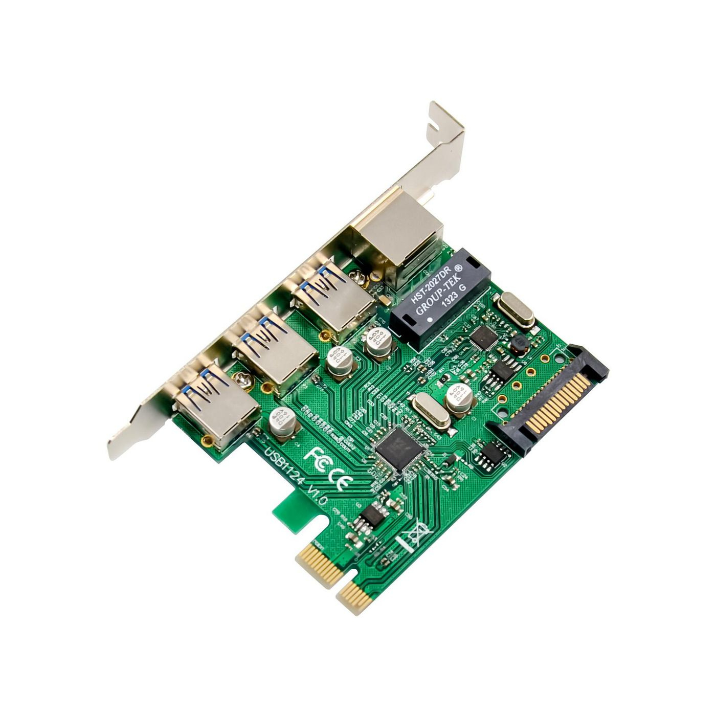 Microconnect MC-PCIE-USB3.0ETH network card Internal Ethernet 5000 Mbit/s – image 3