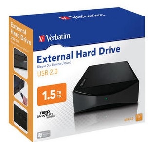 Verbatim External Hard Drive USB 2.0 1.5TB – image 1