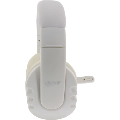 InLine 55352W headphones/headset Wired Head-band Gaming White – image 2