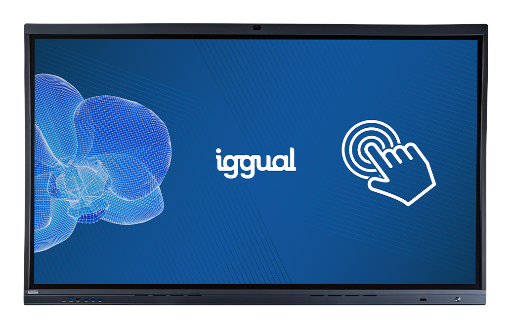 iggual ORCHID 75 Pannello piatto interattivo 190,5 cm (75") LED Wi-Fi 400 cd/m² 4K Ultra HD Nero Touch screen Processore integ