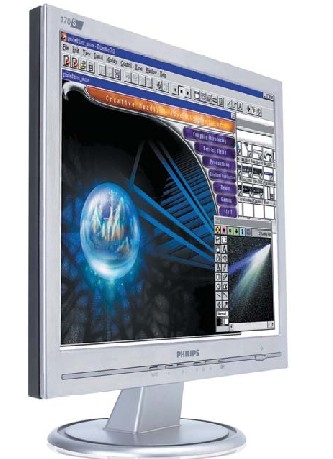 Philips 17" SXGA LCD monitor, Silver