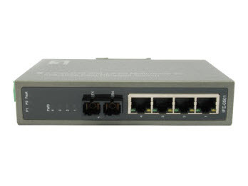 LevelOne 4 FE PoE + 1 FE MMF SC Industrial Switch, 2km – image 2