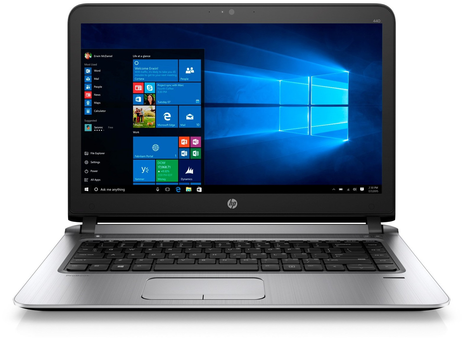 HP 440 G3 + 3005pr USB 3.0 Port Replicator
