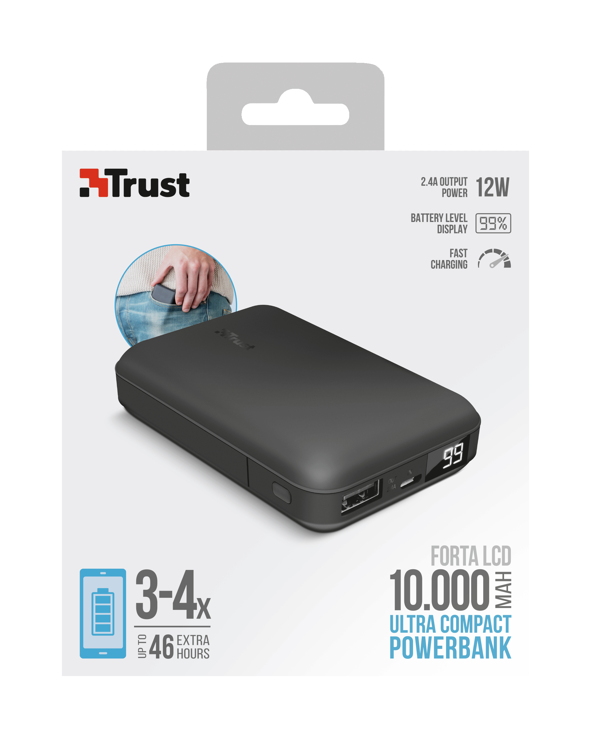 Trust Forta 10000 mAh Black – image 6