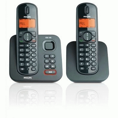 Philips Perfect sound CD1552B/22 telephone DECT telephone Caller ID Black – image 2
