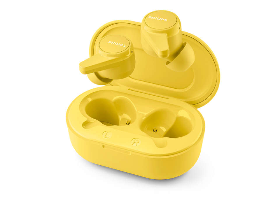 Philips 1000 series TAT1207YL/00 headphones/headset Wireless In-ear Bluetooth Yellow – image 5
