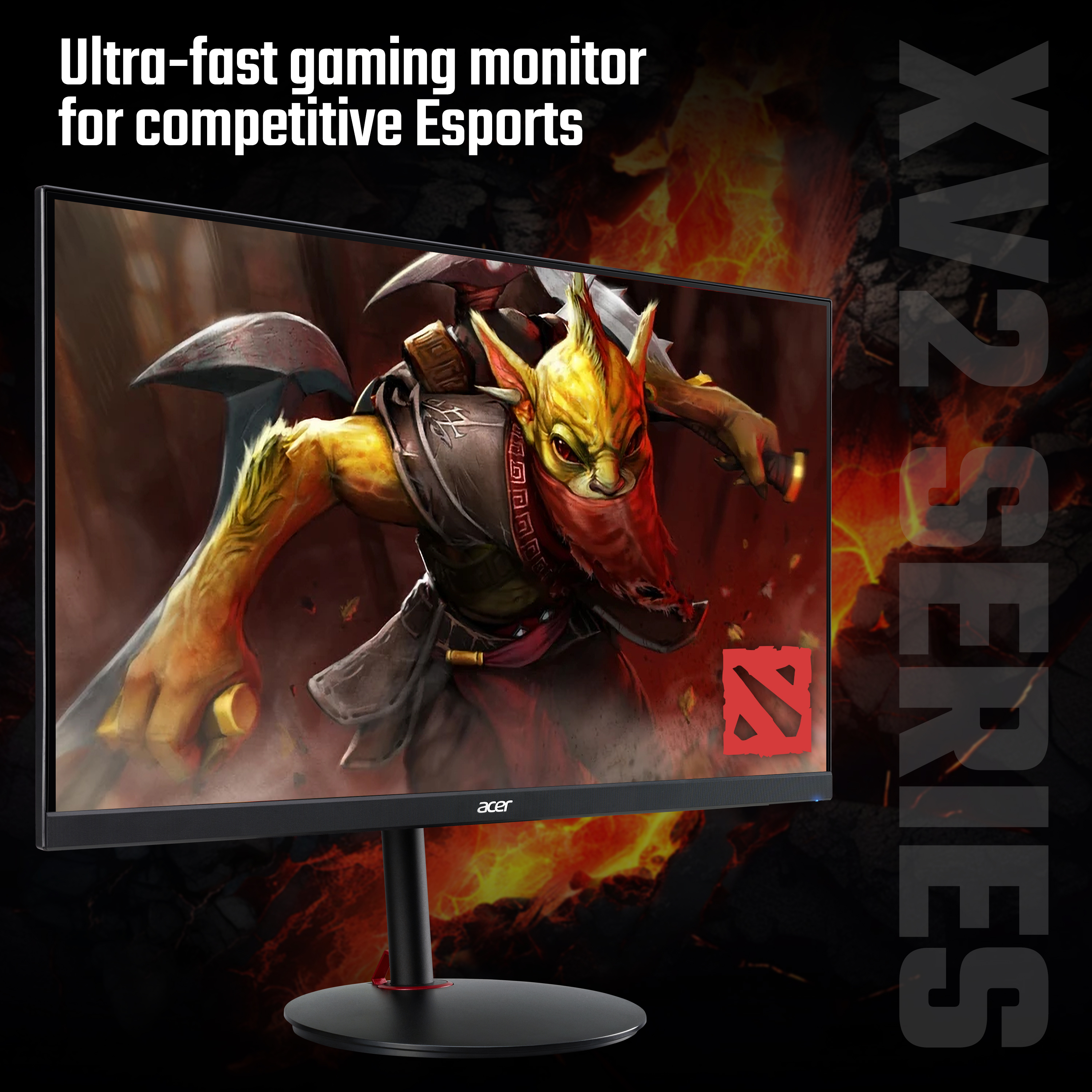 Acer NITRO XV2 Nitro XV242F gaming monitor – 540Hz, 23.8″, Full HD, 0.5ms, FreeSync Premium, DisplayHDR 400, HDMI & DP image 2
