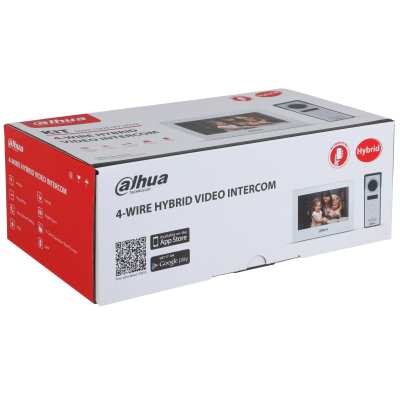 Kit de Videoportero Hibrido Dahua DHI-KTH01 - Frente de Calle Analógico - Monitor DHI-VTH2624GW-WP - DHI-KTH01 Kit de Videoportero Hibrido Dahua DHI-KTH01 - Frente de Calle Analógico - Monitor DHI-VTH2624GW-WP - DHI-KTH01