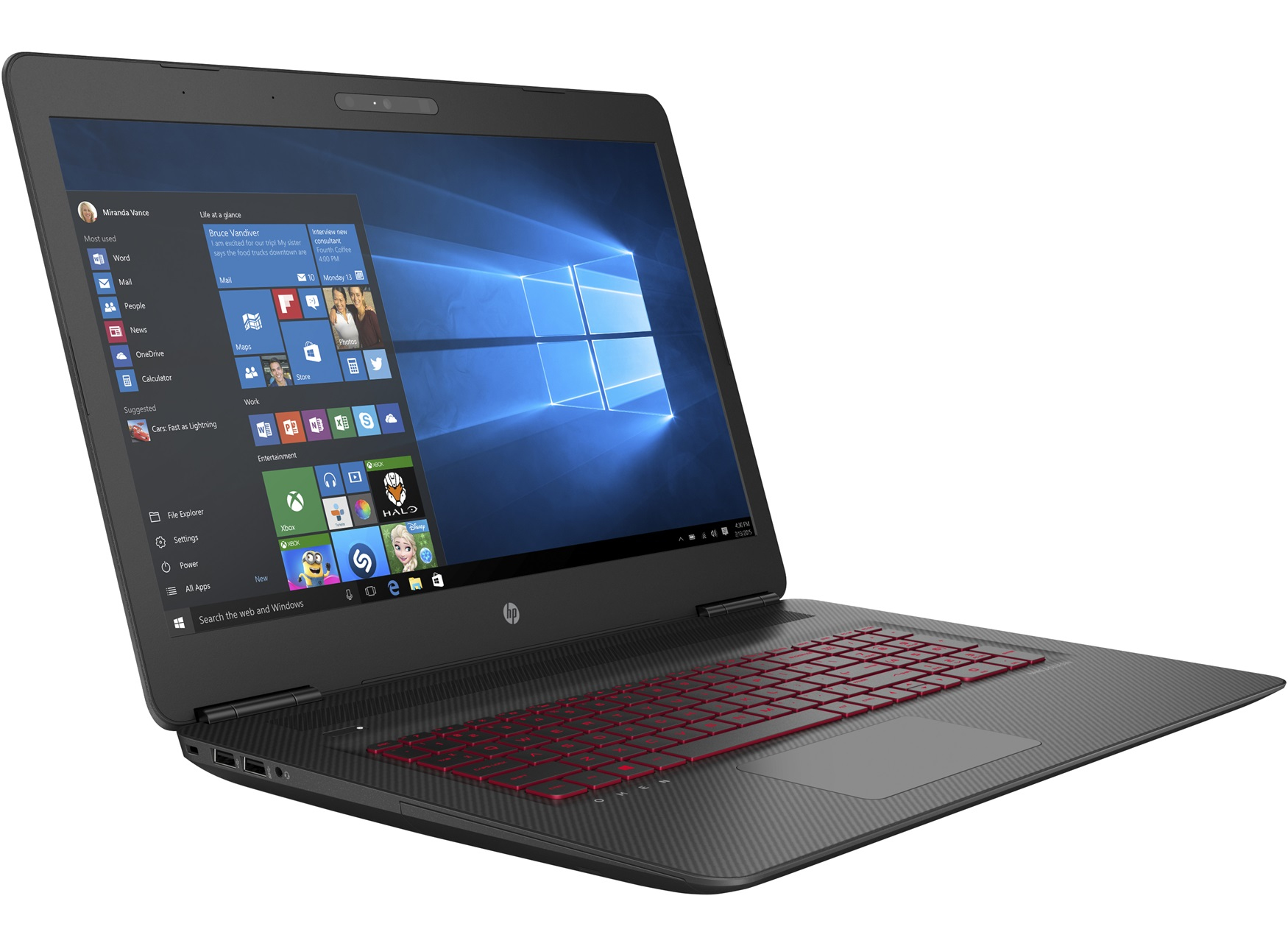 HP OMEN 17-w250nz Intel® Core™ i7 i7-7700HQ Laptop – image 3