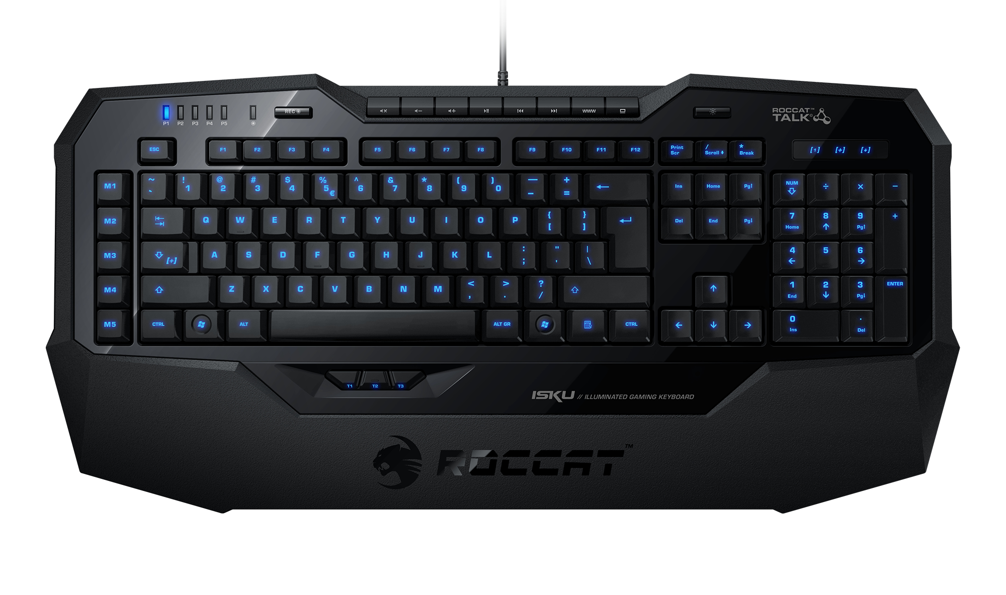 Turtle Beach Isku Illuminated Gaming Keyboard BE Layout