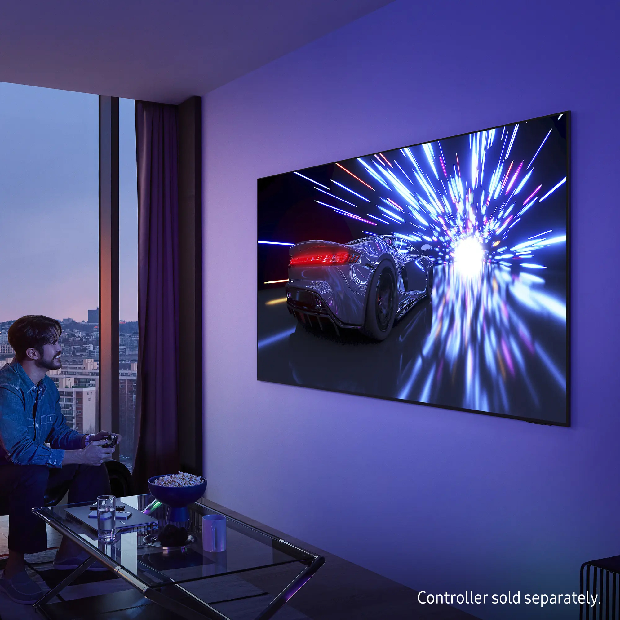 TV Samsung OLED QE77S95FAT 77 4K UltraHD 100Hz Smart TV Tizen HDR10 Dolby Atmos — photo 5