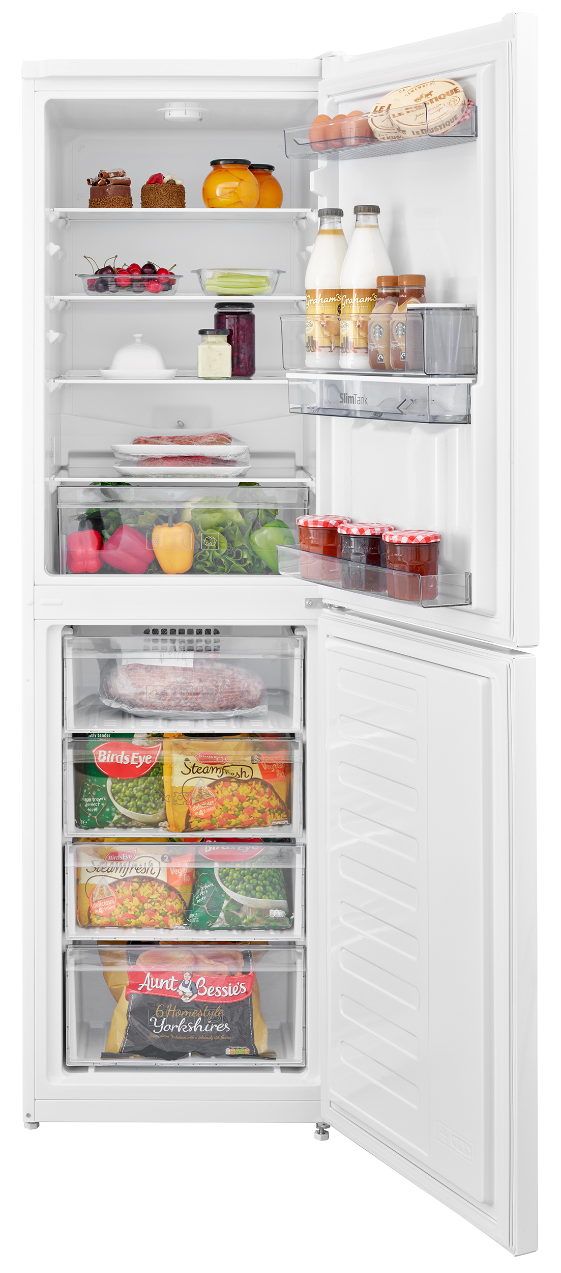 Beko CFG3582DW Freestanding Frost Free Fridge Freezer with Water Dispenser – image 3