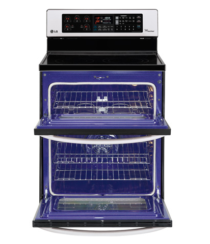 LG LDE3037ST cooker Freestanding cooker Electric Black, Stainless steel – image 2